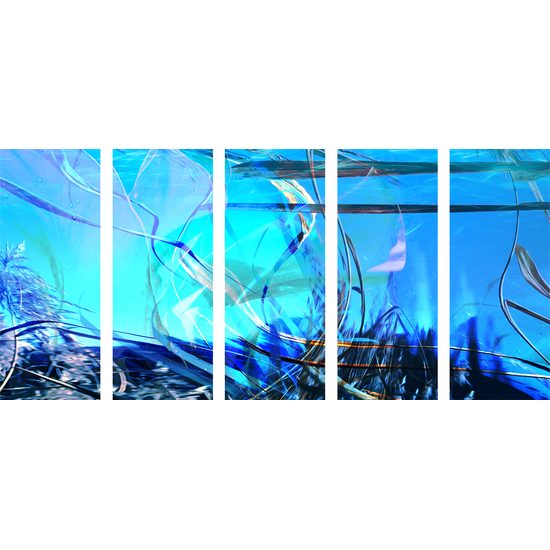 5-dielny obraz podmorský svet