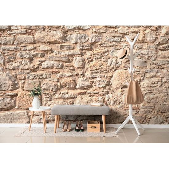 Samolepiaca fototapeta masívna stena z kameňa