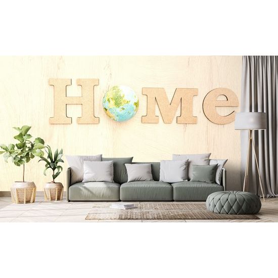 Tapeta minimalistický nápis Home