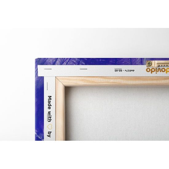 Obraz abstraktná púpava v fialovom prevedení