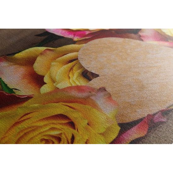 Obraz nádherné žlté ruže