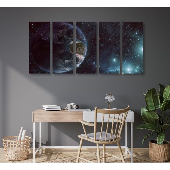 5-dielny obraz nekonečný vesmír