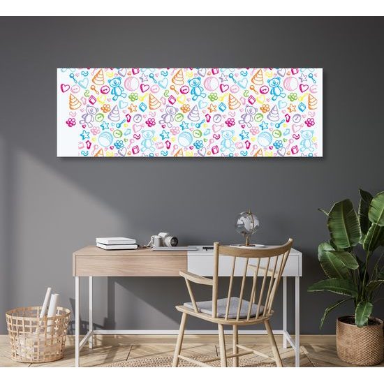 Obraz hračky v nádhernom farebnom prevedení