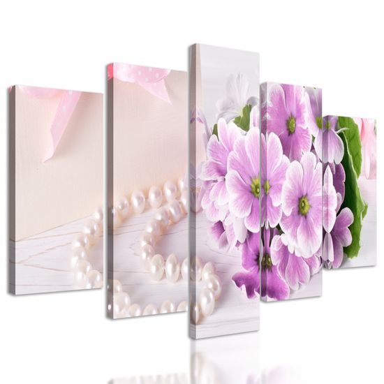 5-dielny obraz luxusné zátišie