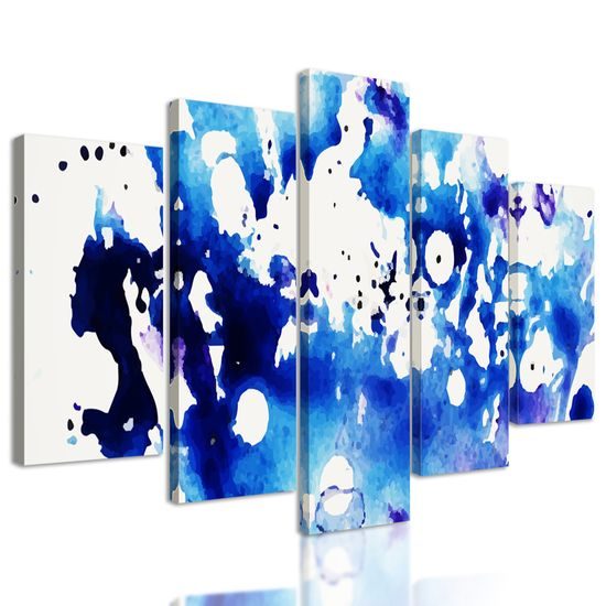 5-dielny obraz umelecká abstraktná maľba