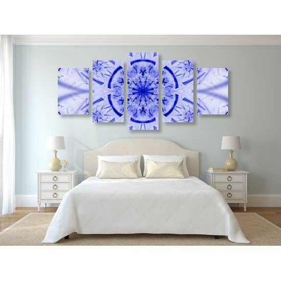 5-dielny obraz futuristická Mandala