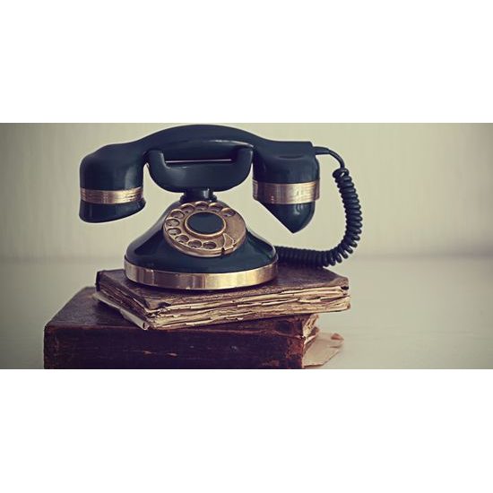 Obraz historický telefón