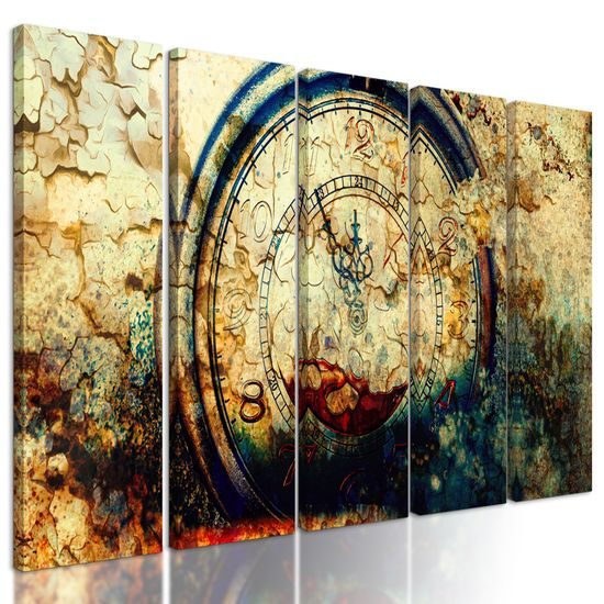 5-dielny obraz historické stopky