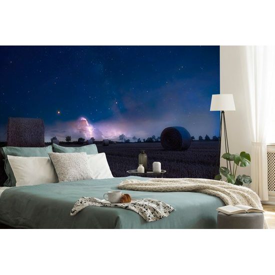 Samolepiaca fototapeta balík sena pod fascinujúcou oblohou