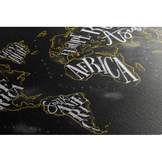 Obraz moderná mapa sveta