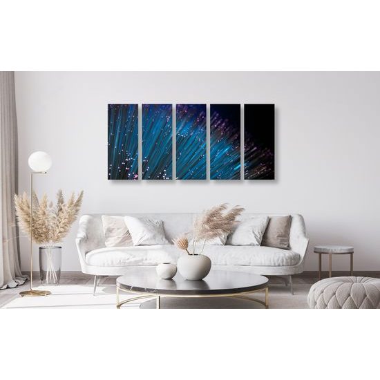 5-dielny obraz moderná abstrakcia