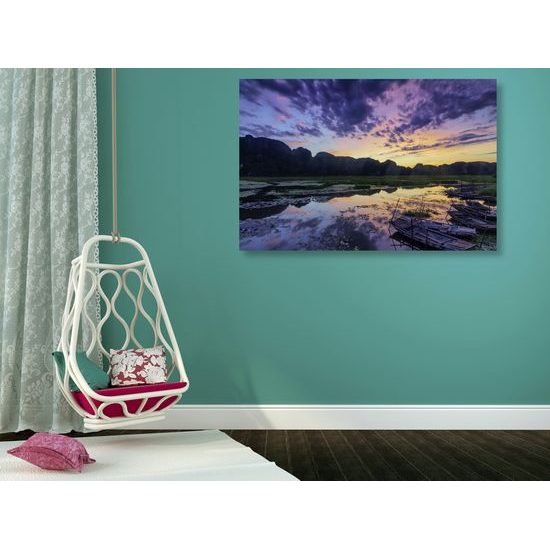 Obraz romantika v horách