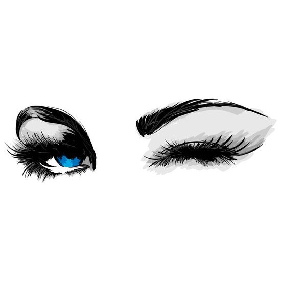 Tapeta nádherné modré oči
