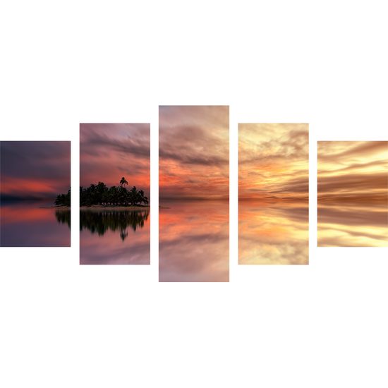 5-dielny obraz ostrov stroskotancov