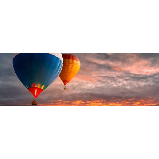 Obraz romatický let balónom