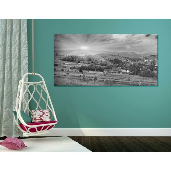 Obraz krásy Slovenskej prírody v čiernobielom prevedení