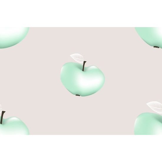 Samolepiaca tapeta zelené jablká