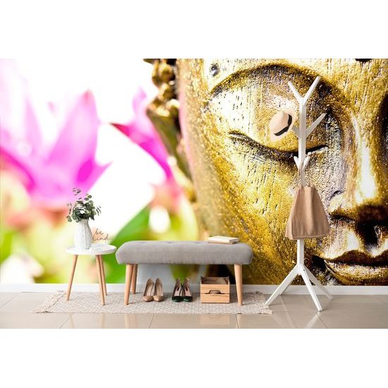 Tapeta bronzová tvár rozjímajúceho Budhu