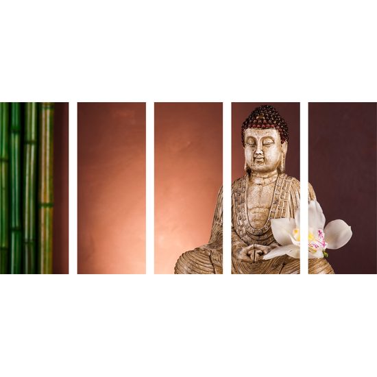 5-dielny obraz majestátny Budha