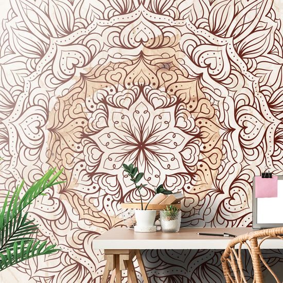 Tapeta jemná abstrakcia kvetu