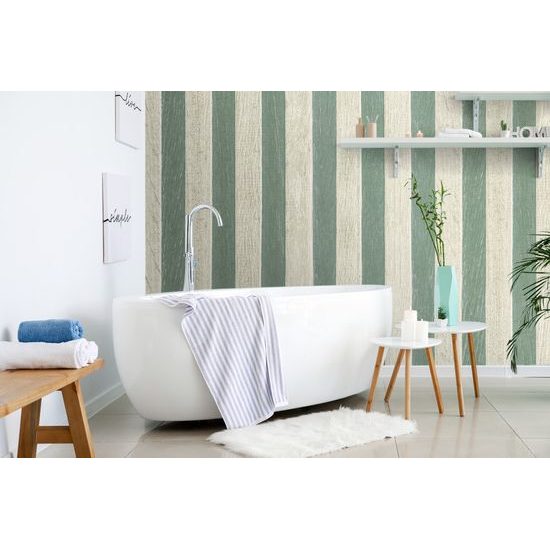 Samolepiaca tapeta imitácia dreva v zaujímavom zelenom prevedení