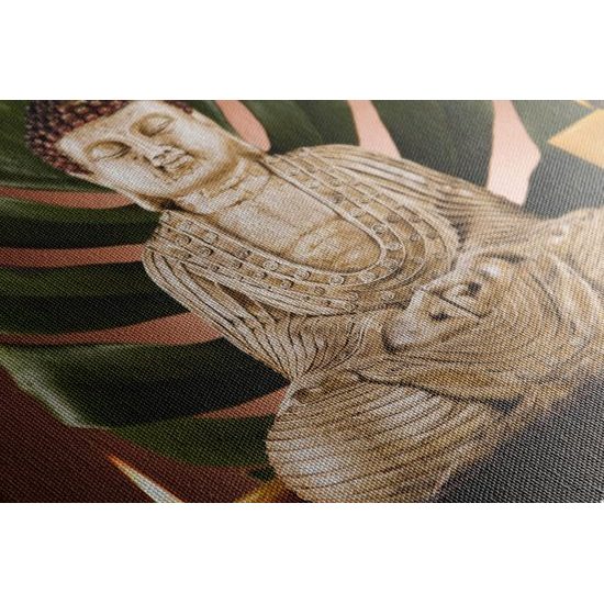 Obraz soška Budhu v Zen zátiší