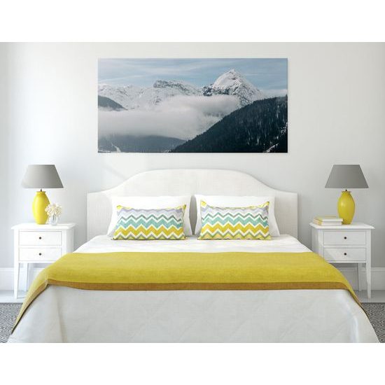 Obraz pohľad na zasnežené kopce