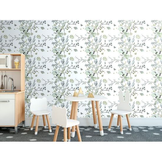 Tapeta vetvičky kríkov na svetlom pozadí