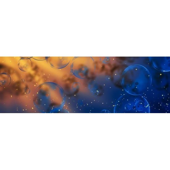 Obraz bublinky a nočná obloha