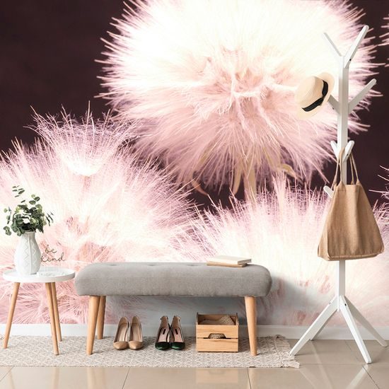 Samolepiaca fototapeta púpava s nádychom fialovej