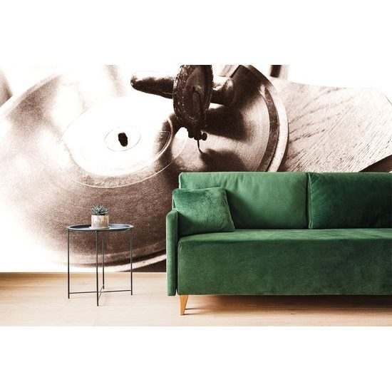 Samolepiaca fototapeta detail starobylého gramofónu