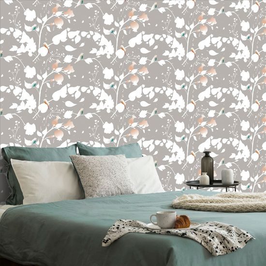 Tapeta okúzľujúce jemné vtáčiky