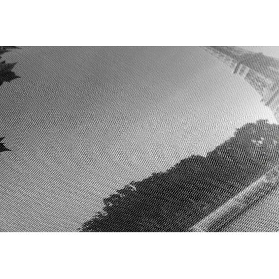 Obraz poklad Paríža v čiernobielom prevedení