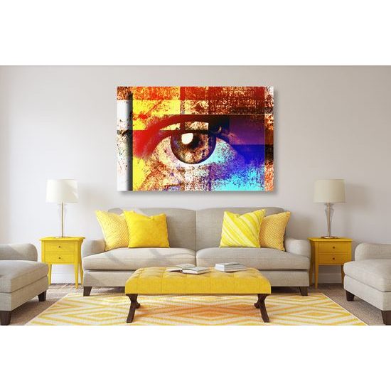 Obraz abstraktné znázornenie oka