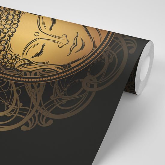 Tapeta majestátny Budha v zlatom prevedení