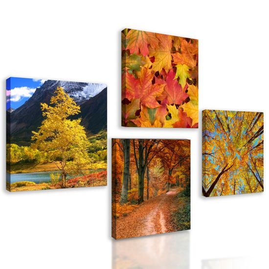 Set obrazov krásna jesenná príroda