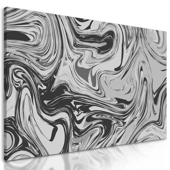Obraz zaujimavá čiernobiela umelecká abstrakcia