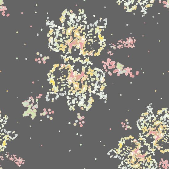 Samolepiaca tapeta abstraktné obrazce na šedom pozadí