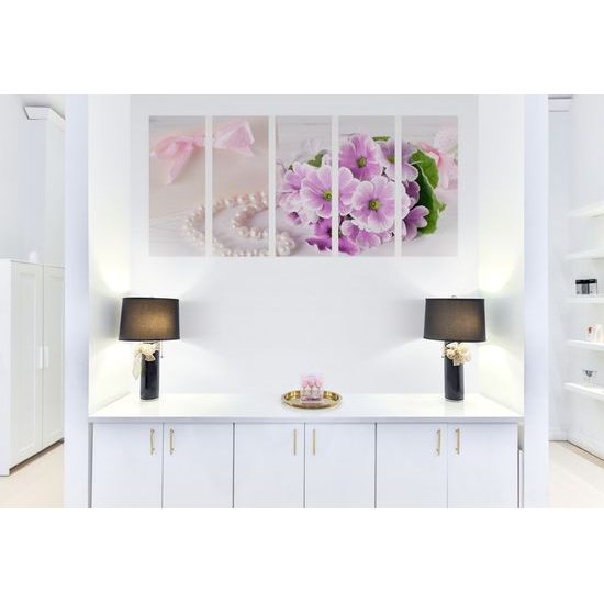 5-dielny obraz luxusné zátišie