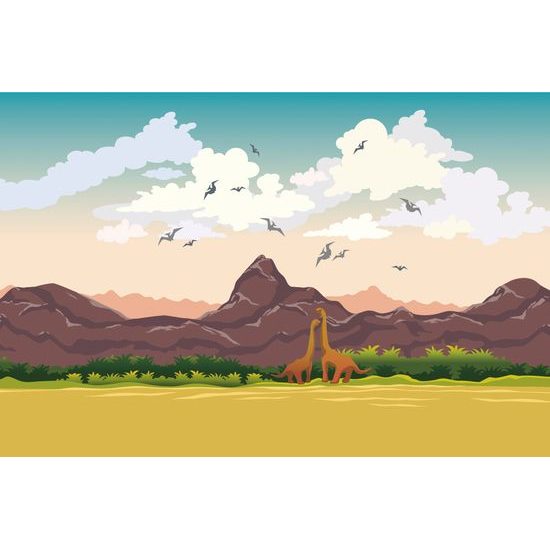 Tapeta krajina dinosaurov