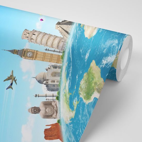 Samolepiaca tapeta cesta najkrajšími mestami sveta