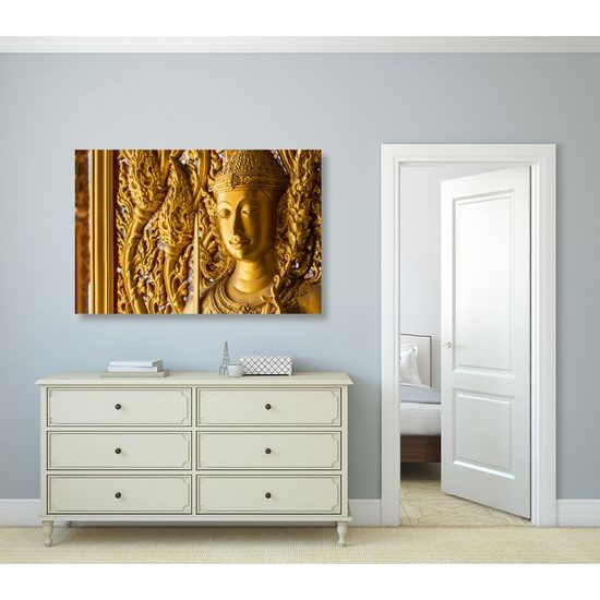Obraz zlatý Budha