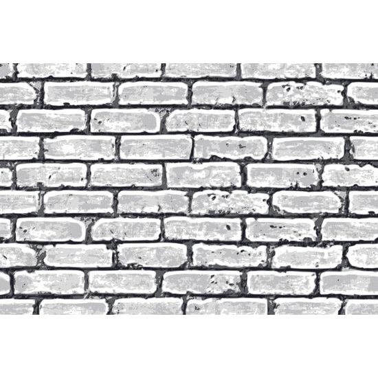 Tapeta šedá tehlová stena