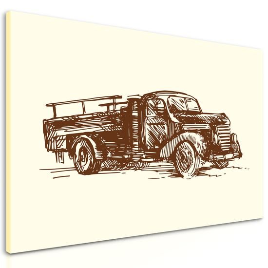 Obraz historické nákladné auto