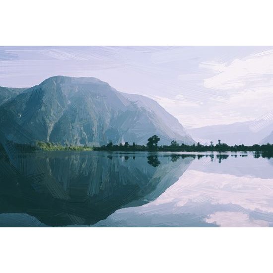 Obraz maľované horské pleso