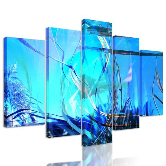 5-dielny obraz podmorský svet