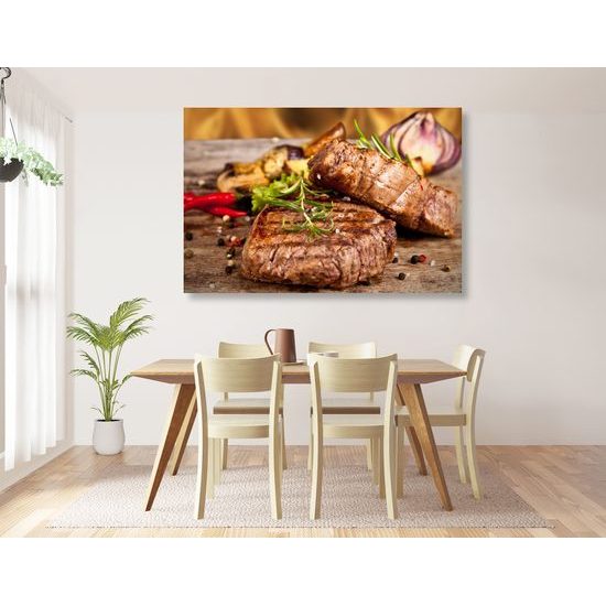 Obraz well done steak