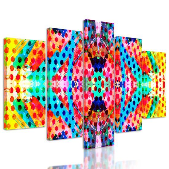 5-dielny obraz grafické umelecké dielo