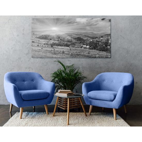 Obraz krásy Slovenskej prírody v čiernobielom prevedení