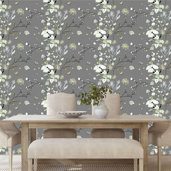 Samolepiaca tapeta vetvičky kríkov na tmavom pozadí